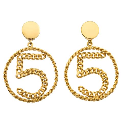 chanel 5 earrings